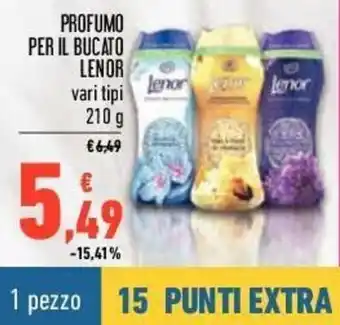 Conad Lenor Profumo per Il Bucato 210g offerta