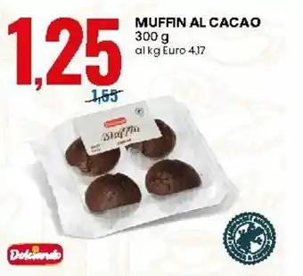 Eurospin Muffin Al Cacao 300g offerta