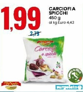 Eurospin Carciofi a Spicchi 450g offerta