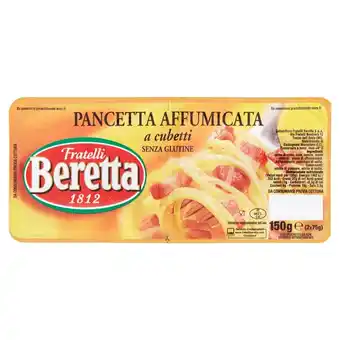 Ipercoop Pancetta a cubetti beretta offerta