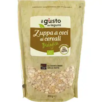 Ipercoop Zuppe di legumi e cereali biologiche libera terra offerta