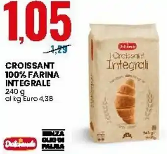 Eurospin Croissant 100% Farina Integrale 240g offerta