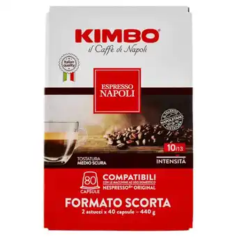 Ipercoop Capsule espresso napoli kimbo offerta