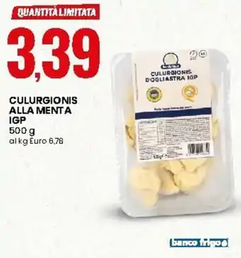 Eurospin Culurgionis Alla Menta IGP 500g offerta