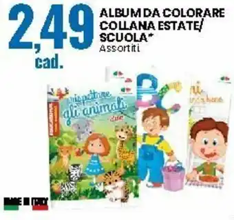 Album da Colorare Collana Estate/Scuola