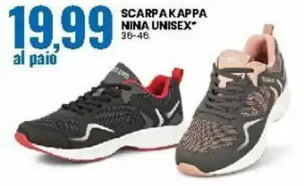 Eurospin Scarp a Kappa Nina Unisex offerta