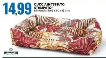 Eurospin Cuccia In Tessuto Stampato 65x50x16cm offerta