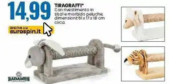 Tiragraffi 61x17x18cm