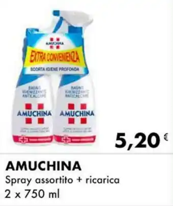 Iper Tosano AMUCHINA Spray assortito + ricarica 2 x 750 ml offerta
