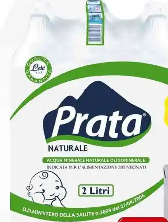 Supermercati Pasquale Prisco PRATA ACQUA MINERALE NATURALE 2LTX6 offerta