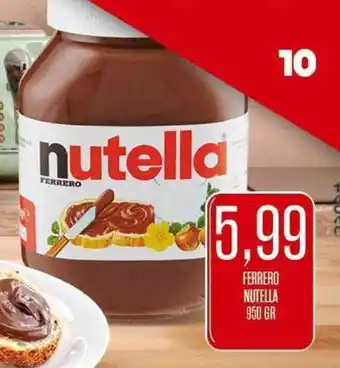 Supermercati Pasquale Prisco FERRERO NUTELLA 950 GR offerta