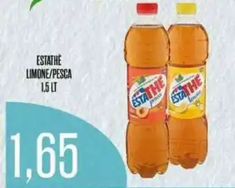 Supermercati Pasquale Prisco ESTATHÈ LIMONE/PESCA 1.5 LT offerta