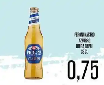Supermercati Pasquale Prisco PERONI NASTRO AZZURRO BIRRA CAPRI 33 CL offerta