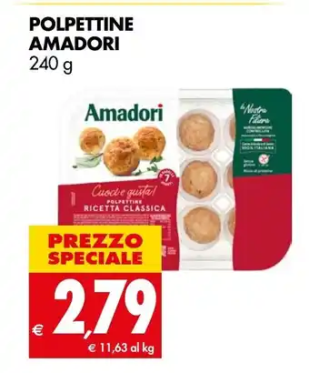 Tigros POLPETTINE AMADORI 240 g offerta