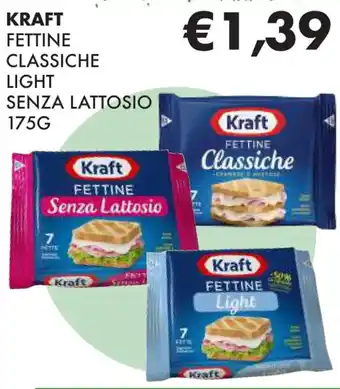 Eté KRAFT FETTINE CLASSICHE LIGHT SENZA LATTOSIO 175G offerta