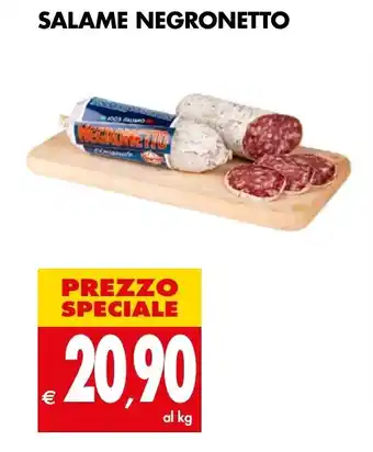 Tigros SALAME NEGRONETTO offerta