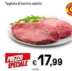 Iper La Grande Tagliata di bovino adulto offerta