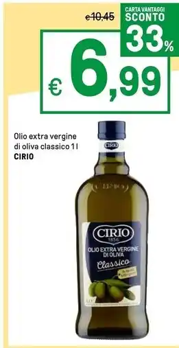 Iper La Grande Cirio olio extra vergine di oliva classico offerta