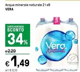 Iper La Grande Vera acqua minerale naturale offerta