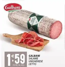 Sisa Galbani salame ungherese offerta