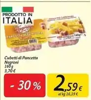 Carrefour Market Negroni cubetti di pancetta offerta