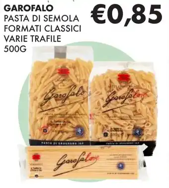 Eté GAROFALO PASTA DI SEMOLA FORMATI CLASSICI VARIE TRAFILE 500G offerta