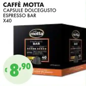 Eté CAFFÈ MOTTA CAPSULE DOLCEGUSTO ESPRESSO BAR X40 offerta