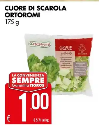Tigros CUORE DI SCAROLA ORTOROMI 175 g offerta