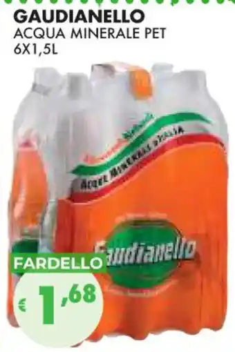 Eté GAUDIANELLO ACQUA MINERALE PET 6X1,5L offerta