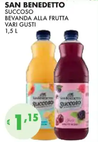 Eté SAN BENEDETTO SUCCOSO BEVANDA ALLA FRUTTA VARI GUSTI 1,5 l offerta