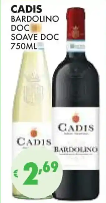 Eté CADIS BARDOLINO DOC SOAVE DOC 750ML offerta