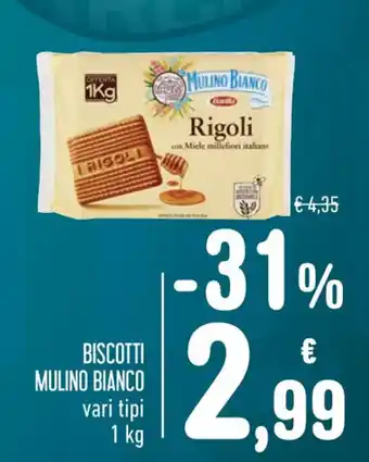 Spazio Conad BISCOTTI MULINO BIANCO vari tipi 1 kg offerta