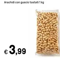 Iper La Grande Arachidi con guscio tostati offerta