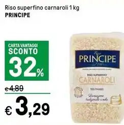 Iper La Grande Principe riso superfino carnaroli offerta