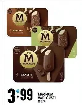 Sisa Magnum vari gusti x 3/4 offerta