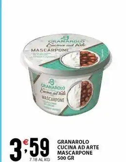 Sisa Granarolo cucina ad arte mascarpone 500 gr offerta