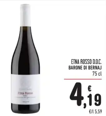ETNA ROSSO D.O.C. BARONE DI BERNAJ 75 cl