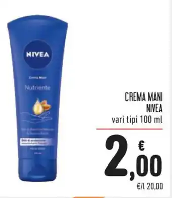 Spazio Conad CREMA MANI NIVEA vari tipi 100 ml offerta