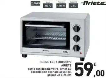 Spazio Conad FORNO ELETTRICO 870 ARIETE offerta