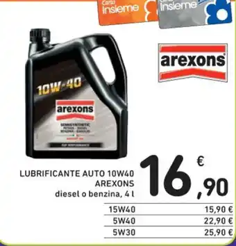 Spazio Conad LUBRIFICANTE AUTO 10W40 4 l offerta