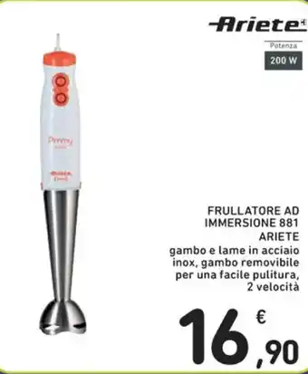 Spazio Conad FRULLATORE AD IMMERSIONE 881 ARIETE offerta