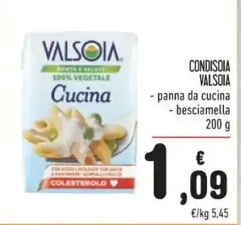 Spazio Conad CONDISOIA VALSOIA - besciamella 200 g offerta