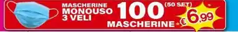 Satur Mascherine Monouso 3 Veli offerta