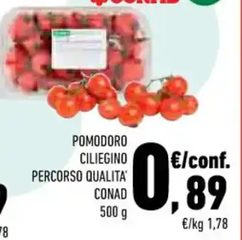 Conad POMODORO CILIEGINO PERCORSO QUALITA' CONAD 500 g offerta