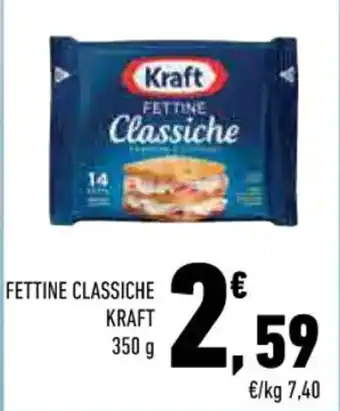 Conad FETTINE CLASSICHE KRAFT 350 g offerta