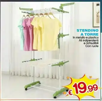 Satur Tendino A Torre In Metallo E Plastica offerta