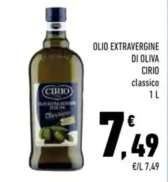 Conad OLIO EXTRAVERGINE DI OLIVA CIRIO classico 1L offerta