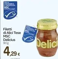 Delicius filetti di alici tese msc
