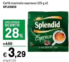 Iper La Grande Splendid caffe macinato espresso offerta