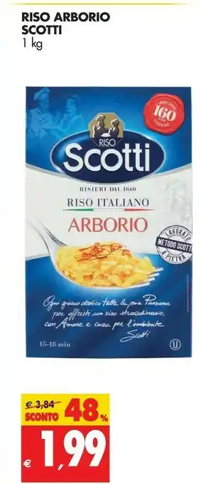 Tigros Scotti Riso Arborio offerta